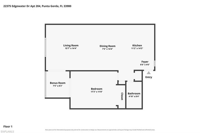 22375 Edgewater DR 204, Port Charlotte, FL 33980
