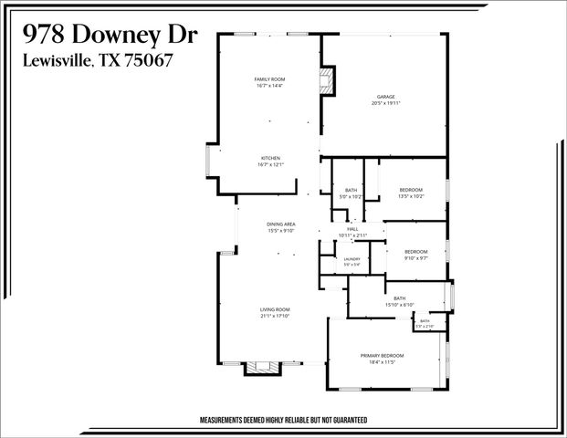 978 Downey Drive, Lewisville, TX 75067