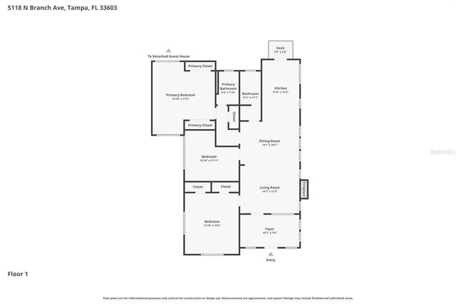 5118 N BRANCH AVENUE, Tampa, FL 33603