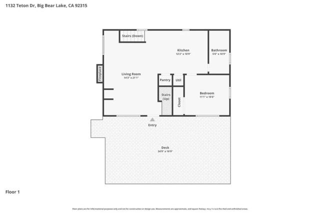1132 Teton, Big Bear Lake, CA 92315