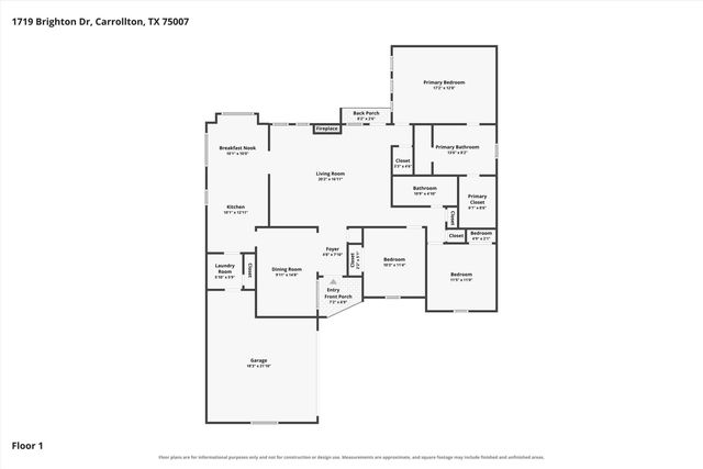 1719 Brighton Drive, Carrollton, TX 75007