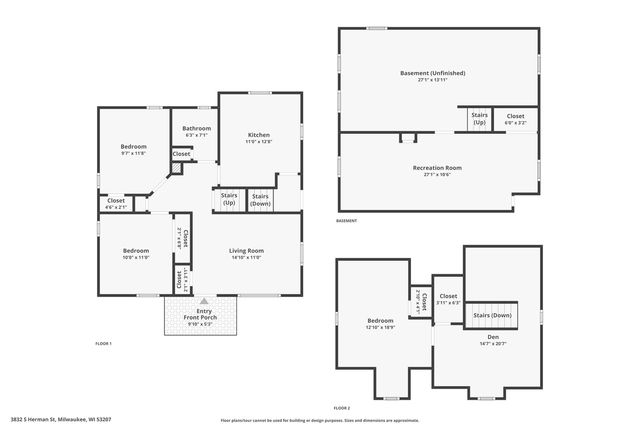 3832 S Herman STREET, Milwaukee, WI 53207