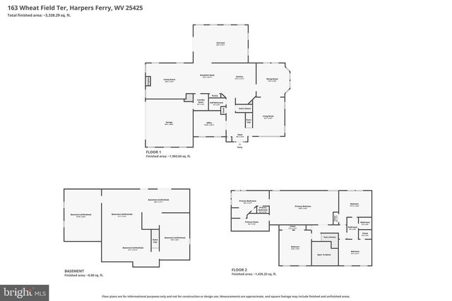 163 WHEAT FIELD TER, Harpers Ferry, WV 25425