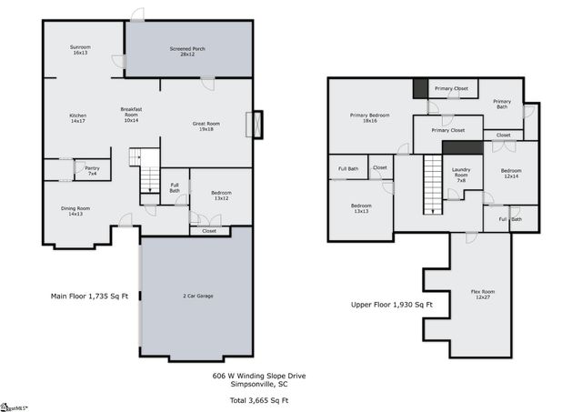 606 W Winding Slope Drive, Piedmont, SC 29673