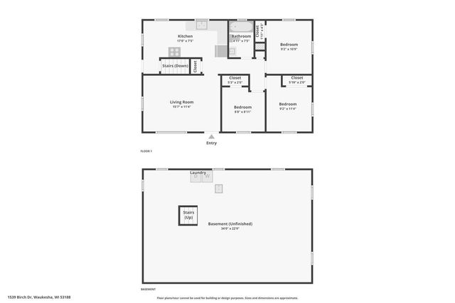 1539 Birch DRIVE, Waukesha, WI 53188