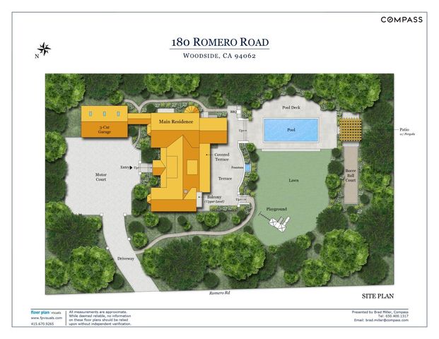 180 Romero Road, Woodside, CA 94062