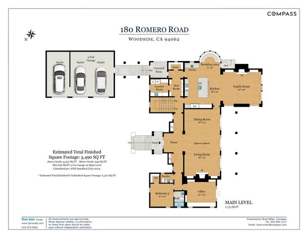 180 Romero Road, Woodside, CA 94062