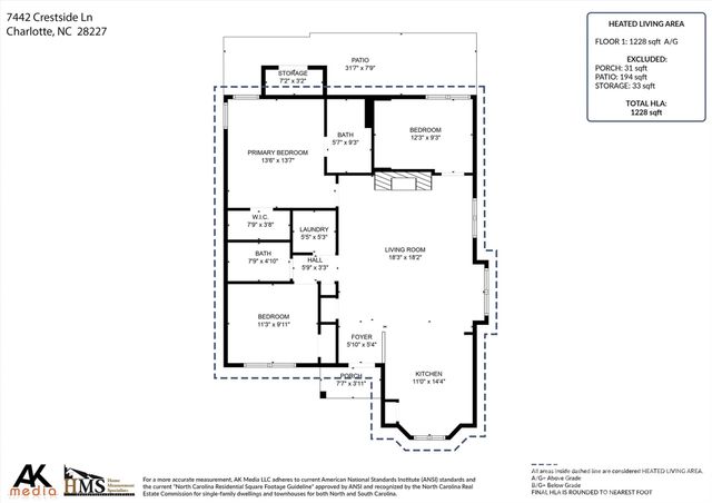 7442 Crestside Lane, Charlotte, NC 28227