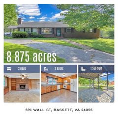 591 Wall Street ST, Bassett, VA 24055