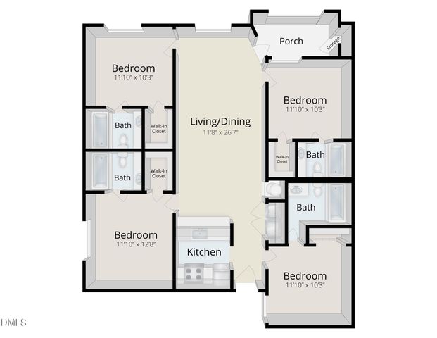 1431 Collegiate Circle 101, Raleigh, NC 27606