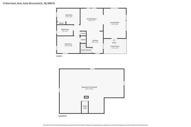 9 Harrison Avenue, East Brunswick, NJ 08816