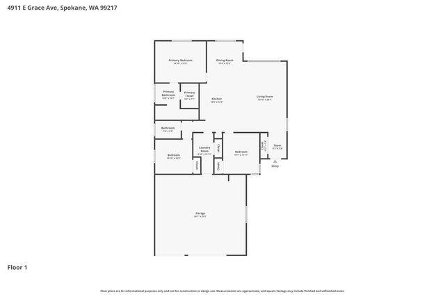 4911 E Grace Ave, Spokane, WA 99217