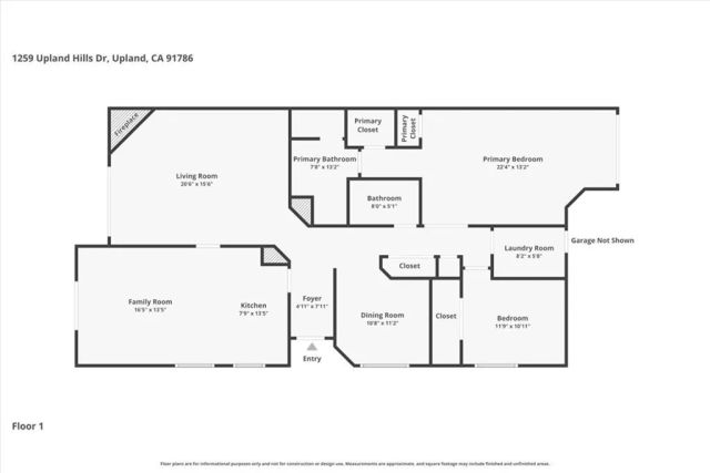 1259 Upland Hills Drive South, Upland, CA 91786