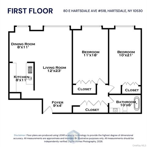 80 E Hartsdale Avenue 518, Hartsdale, NY 10530