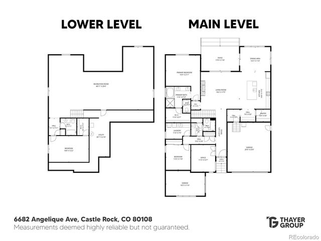 6682 Angelique Avenue, Castle Rock, CO 80108