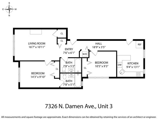 7326 N Damen Avenue 3, Chicago, IL 60645