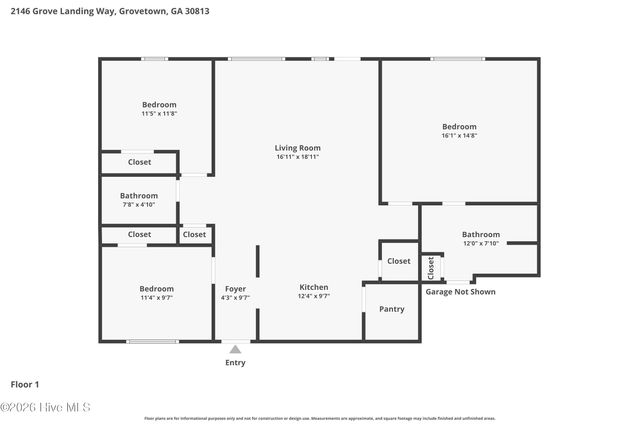 2146 Grove Landing Way, Grovetown, GA 30813