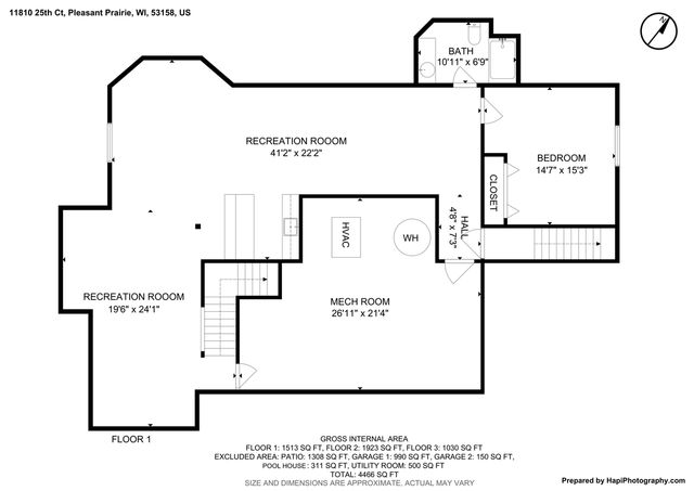 11810 25th COURT, Pleasant Prairie, WI 53158