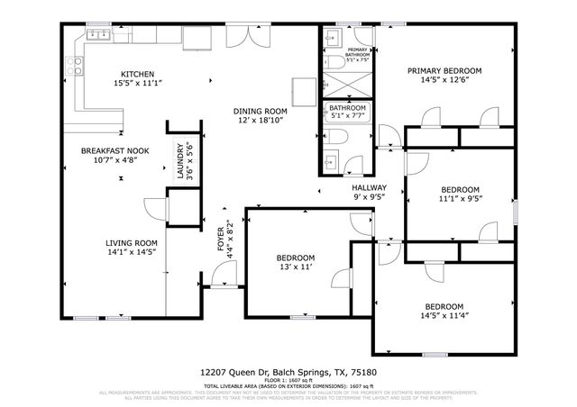 12207 Queen Drive, Balch Springs, TX 75180