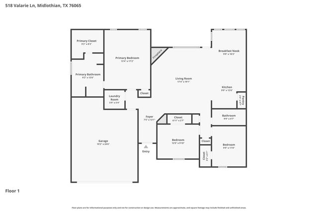 518 Valarie Lane, Midlothian, TX 76065