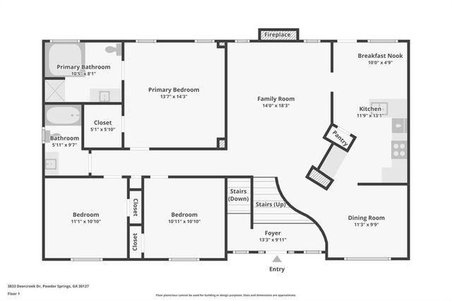 3833 Deercreek Drive, Powder Springs, GA 30127