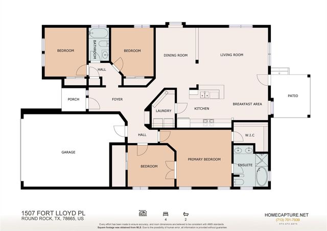 1507 Fort Lloyd PL, Round Rock, TX 78665