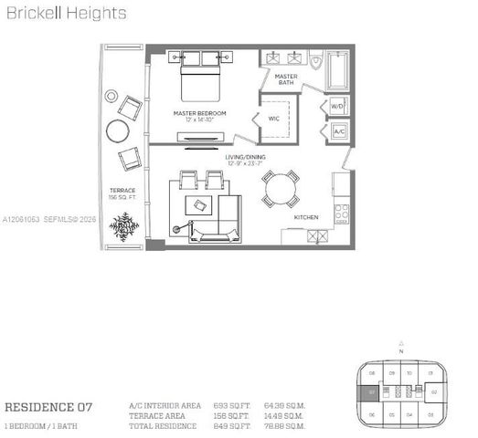 45 SW 9 Street 1607, Miami, FL 33131