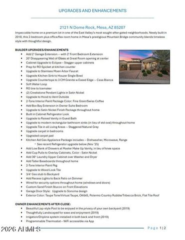 2121 N DOME ROCK --, Mesa, AZ 85207