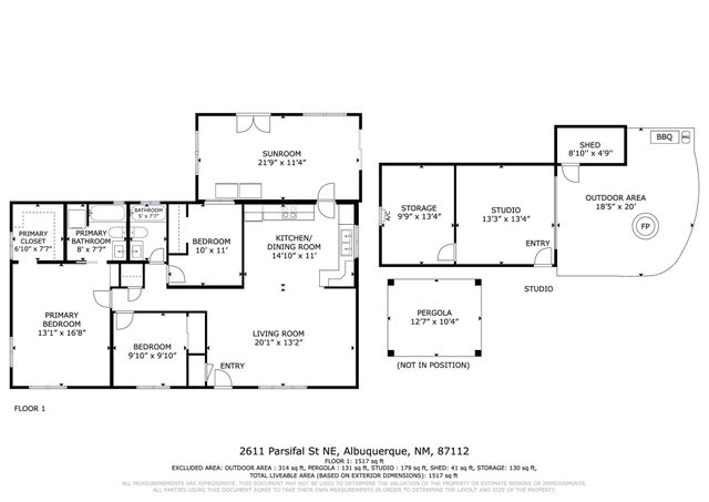 2611 Parsifal Street NE, Albuquerque, NM 87112