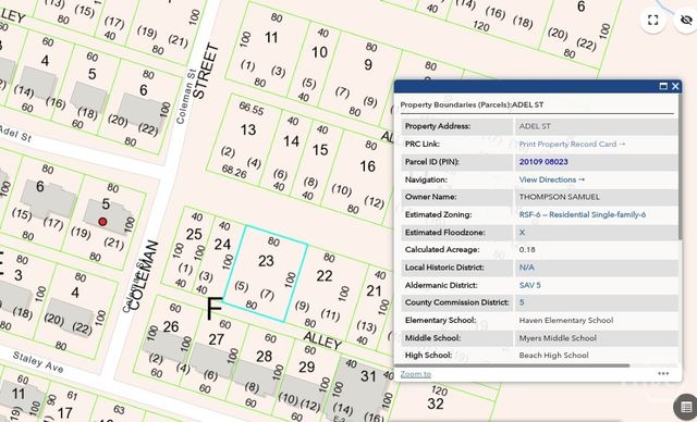 Lot 5&7 Adel Street, Savannah, GA 31405