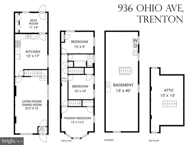 936 OHIO AVE, Trenton, NJ 08638