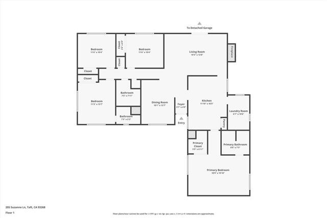 205 Suzanne Lane, Taft, CA 93268