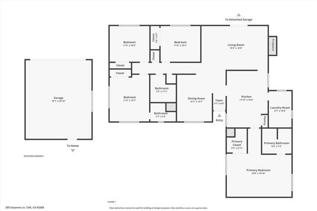 205 Suzanne Lane, Taft, CA 93268