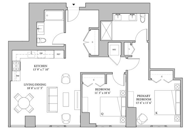 164 N Peoria Street 3307, Chicago, IL 60607