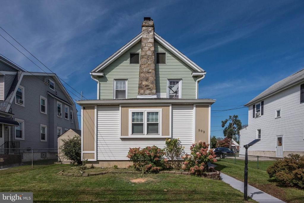 503 URBAN AVE, GLENOLDEN, PA 19036 — exterior