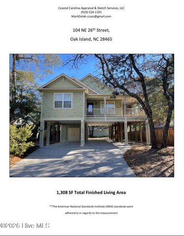 104 NE 26th Street, Oak Island, NC 28465