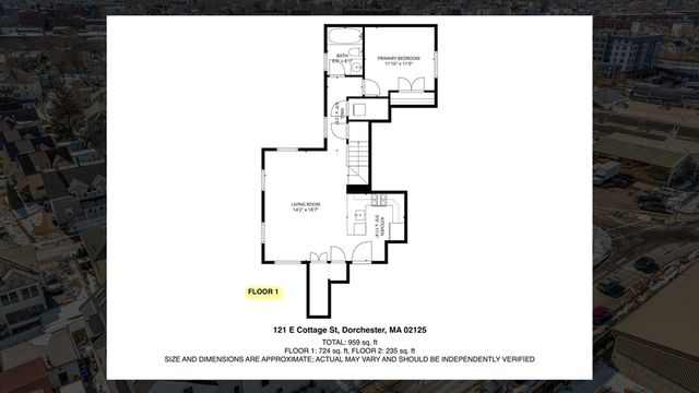 121 East Cottage Street. UNIT 4, Boston, MA 02125