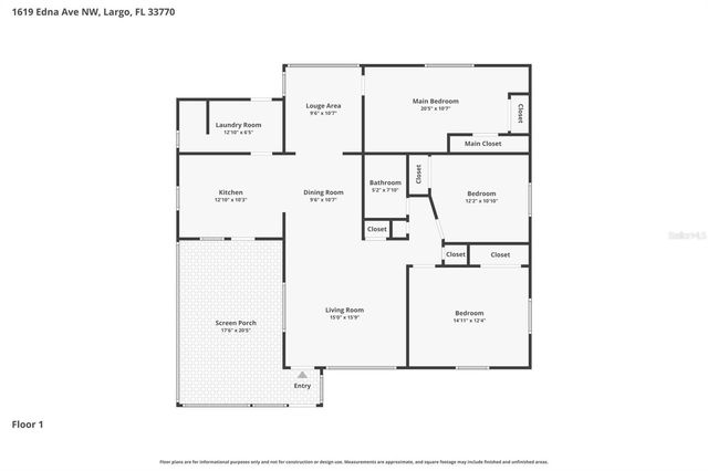 1619 EDNA AVENUE, Largo, FL 33770