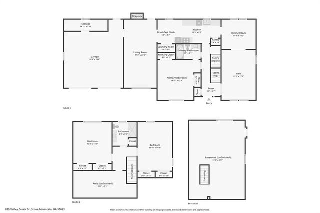 889 Valley Creek Drive, Stone Mountain, GA 30083
