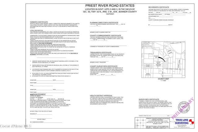 Lot 2 Carbonate Ln, Oldtown, ID 83822