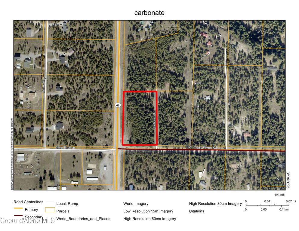 Lot 2 Carbonate Ln, Oldtown, ID 83822