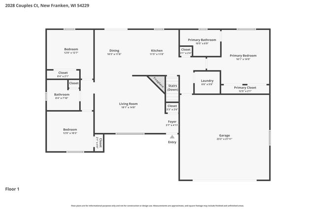 2028 COUPLES COURT, New Franken, WI 54229
