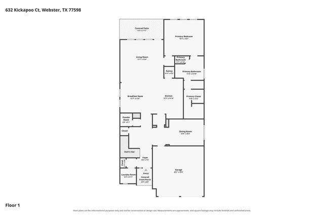 632 Kickapoo Court, Webster, TX 77598