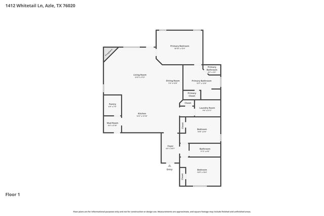 1412 Whitetail Lane, Azle, TX 76020