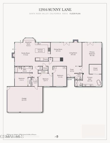 12916 Sunny Lane, Camarillo, CA 93012