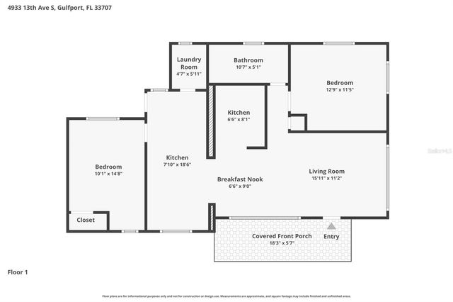 4933 13TH AVENUE S, Gulfport, FL 33707