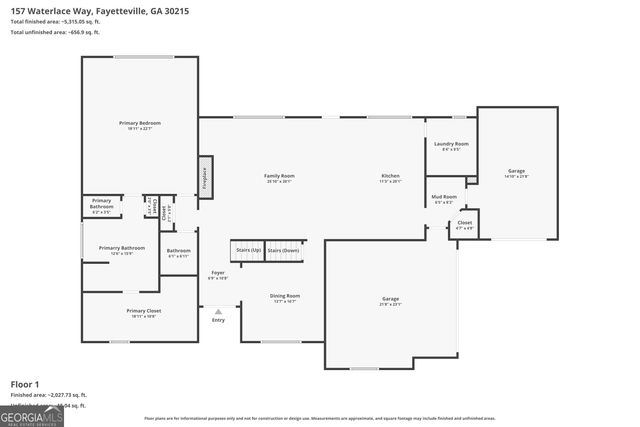 157 Waterlace Way, Fayetteville, GA 30215