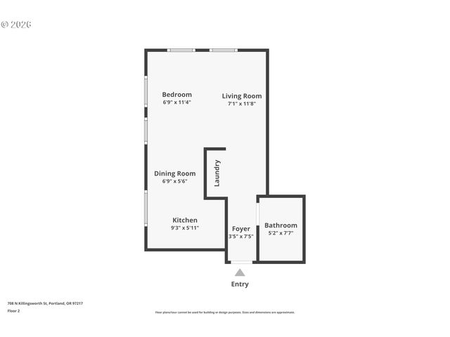 708 N KILLINGSWORTH St 8, Portland, OR 97217