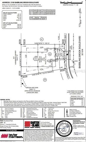 2100 BABBLING BROOK BOULEVARD, Auburndale, FL 33823