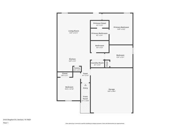 510 E Shepherd Street, Denison, TX 75021